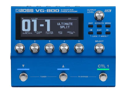 A look at the BOSS VG-800 Virtual Guitar Processor